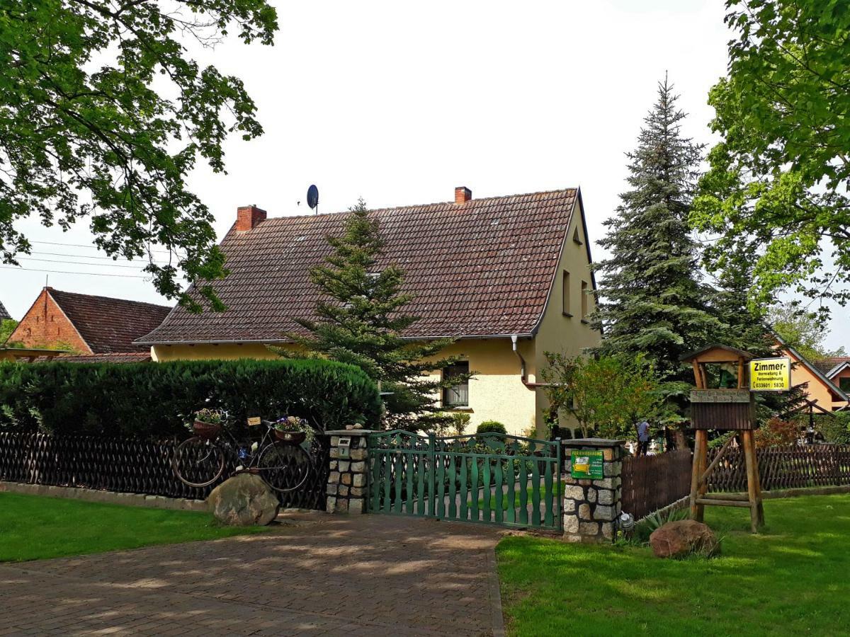 Pension Zum Weissen Hirsch Reitwein Экстерьер фото